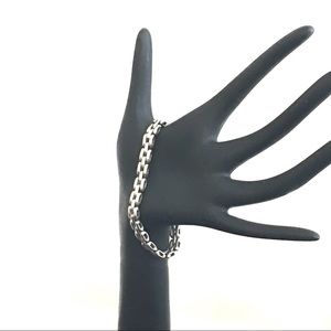 SOLD Sterling silver link bracelet