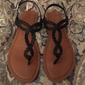 Black Merona sandals