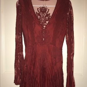Free People Lovely Lace Dress