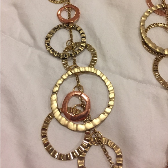 Chico's Jewelry Long Circle Detail Necklace Chicos Necklace Poshmark