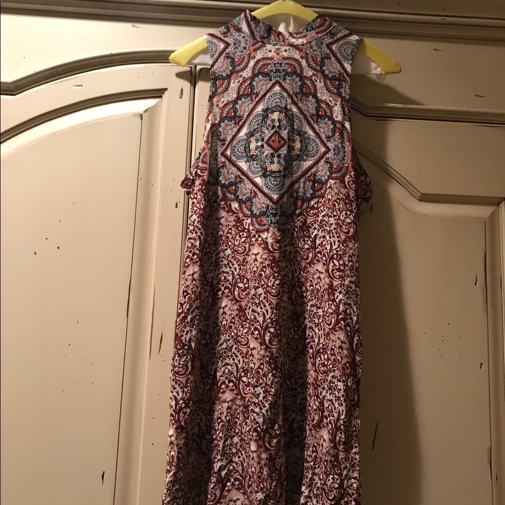 American Eagle mock neck shift dress