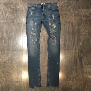 Zara - Men's Destroyed Skinny Jeans (31 Waist)