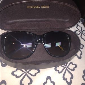 Michael Kors sunglasses with case and dust cloth