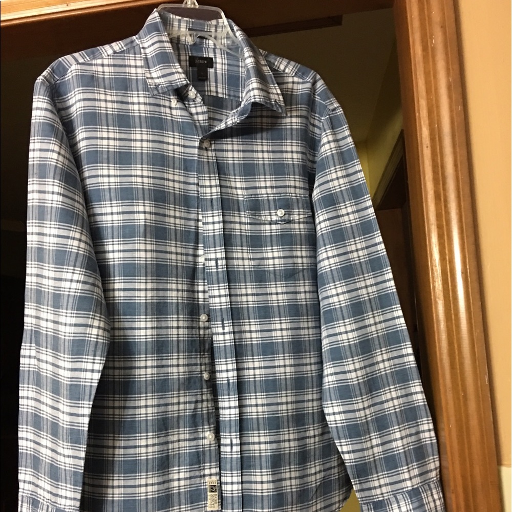J crew plaid shirt