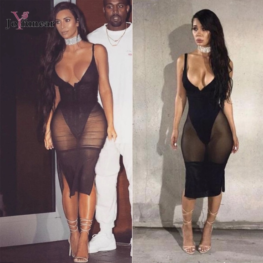 Brand New Kim K Mesh Dress