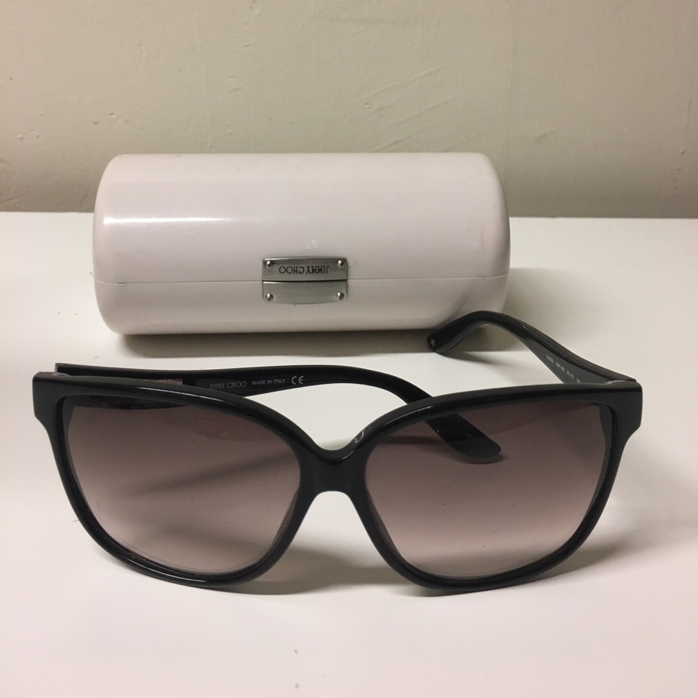 Black Jimmy Choo sunglasses