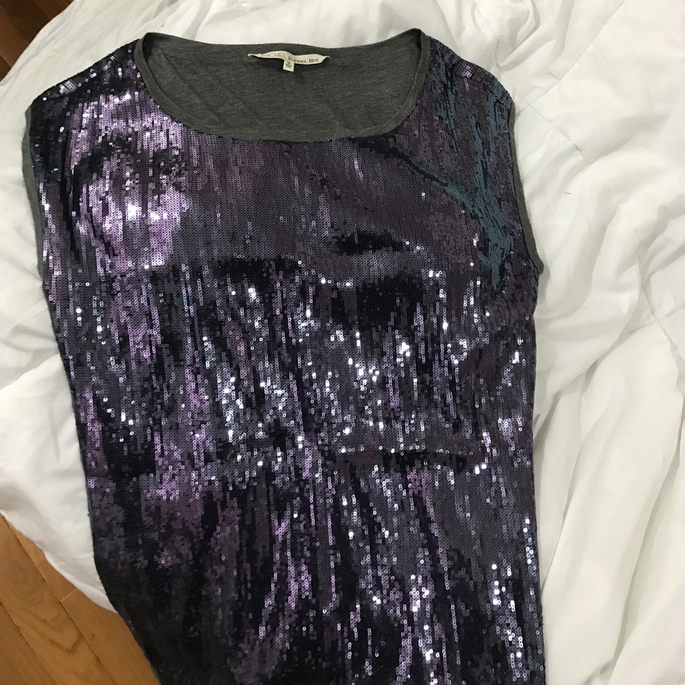 Rachel Roy (size M)  sequin dress (purple)