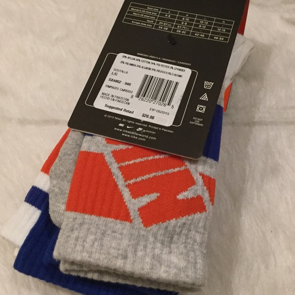 1 LEFT! NWT Men's Nike 3-pack Crew Socks - Picture 3 of 4