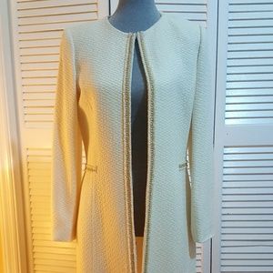 Impeccable Tahari Waistcoat with Gold Detail