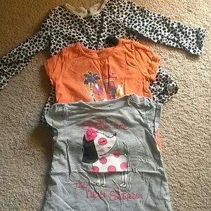3 little girl shirts