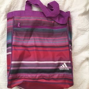 Adidas multi purpose bag. Striped beach yoga sport