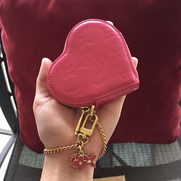 louis vuitton coin purse pink