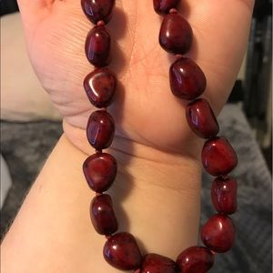 Red rock necklace