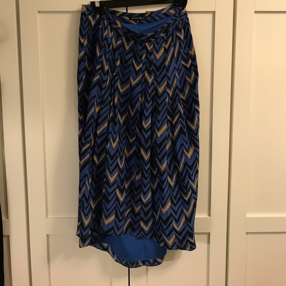 Madewell brand high-low patterned skirt - size 6