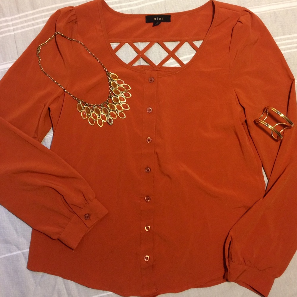 Orange Blouse
