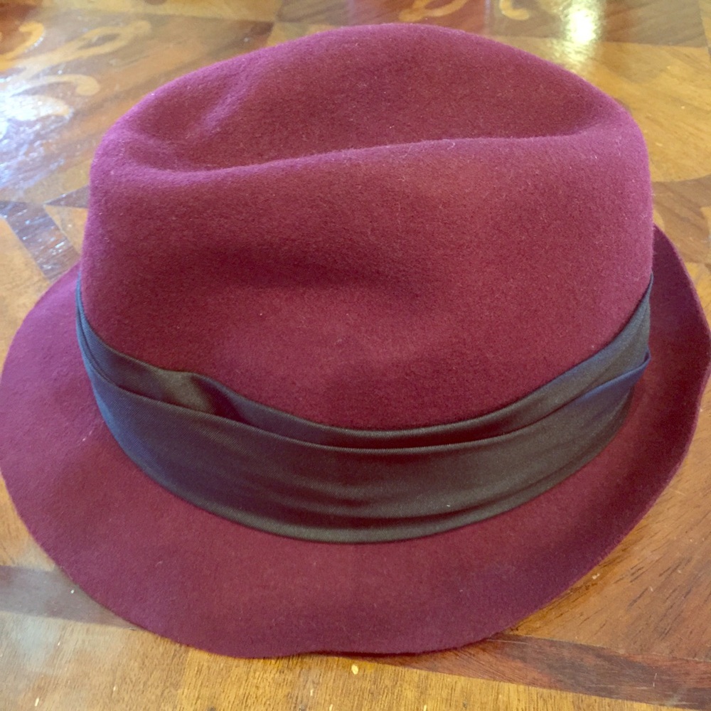 Brand new maroon Ann Taylor hat