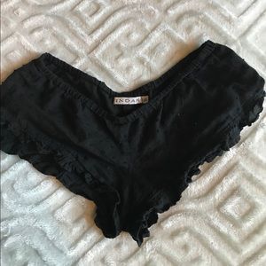 XS black dot indah shorts