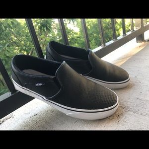 Vans Asher Perforated Slip-On Sneaker