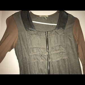 Tie up ruffles dress