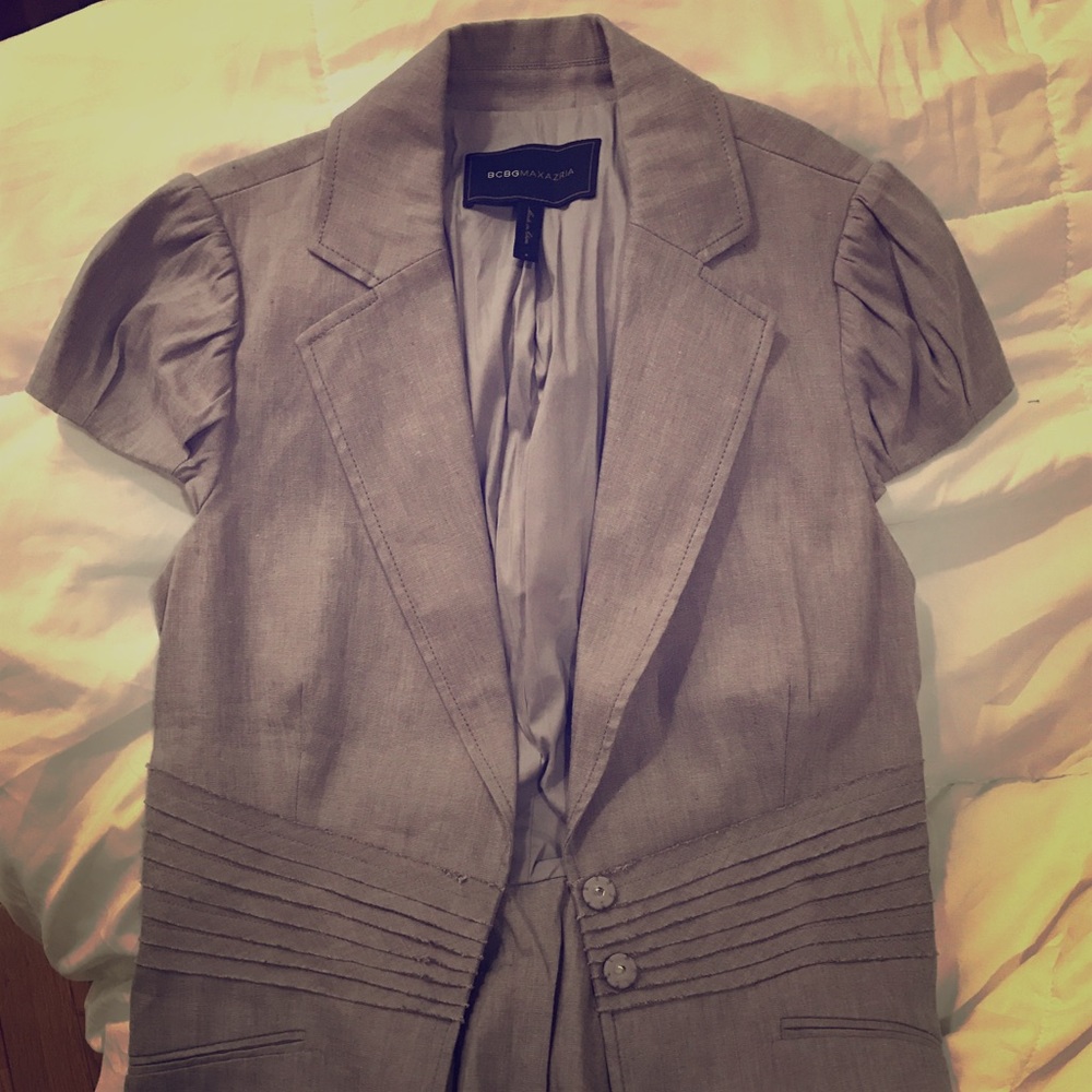 BCBG Maxazria purple two button vest