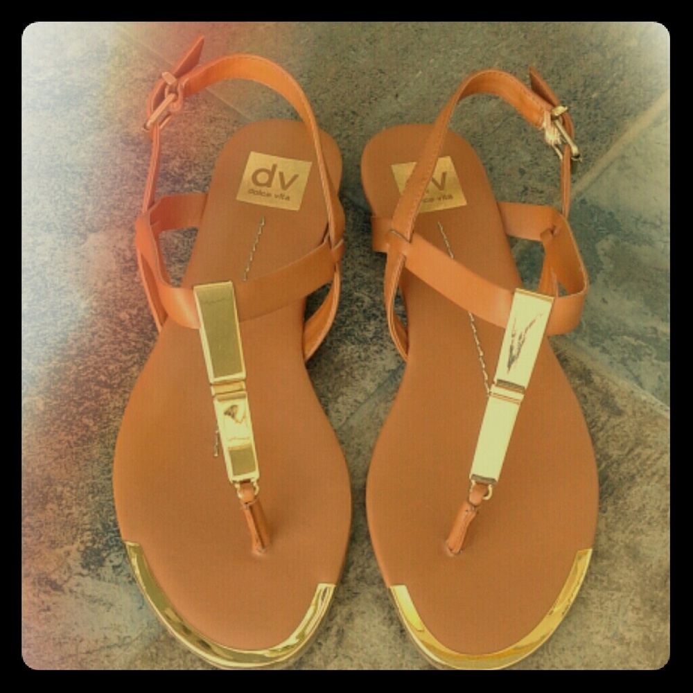 Dolce Vita Light Brown Sandals Size 9 1/2