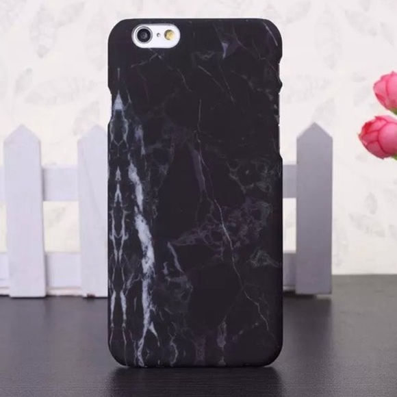 Accessories - HP 🎉 Black Marble Granite Style Case iPhone 6/6s