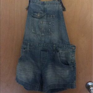 Overall Shorts