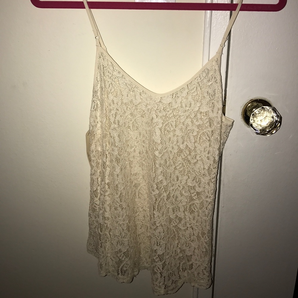 Ivory floral camisole - brand new