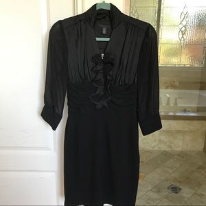 Kenneth Cole Black Dress with Ruffles