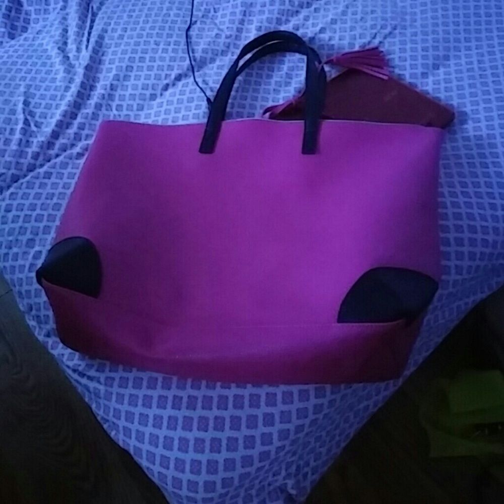 Betsey Johnson purse Pink cute as heck. $195.00