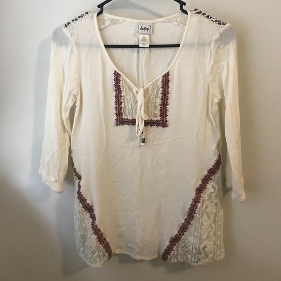 Daytrip Quarter-Sleeve Blouse - Picture 1 of 2