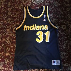 Vintage Reggie Miller Champion jersey