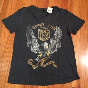Lucky Brand Jeans Vintage Gypsy USA Tshirt