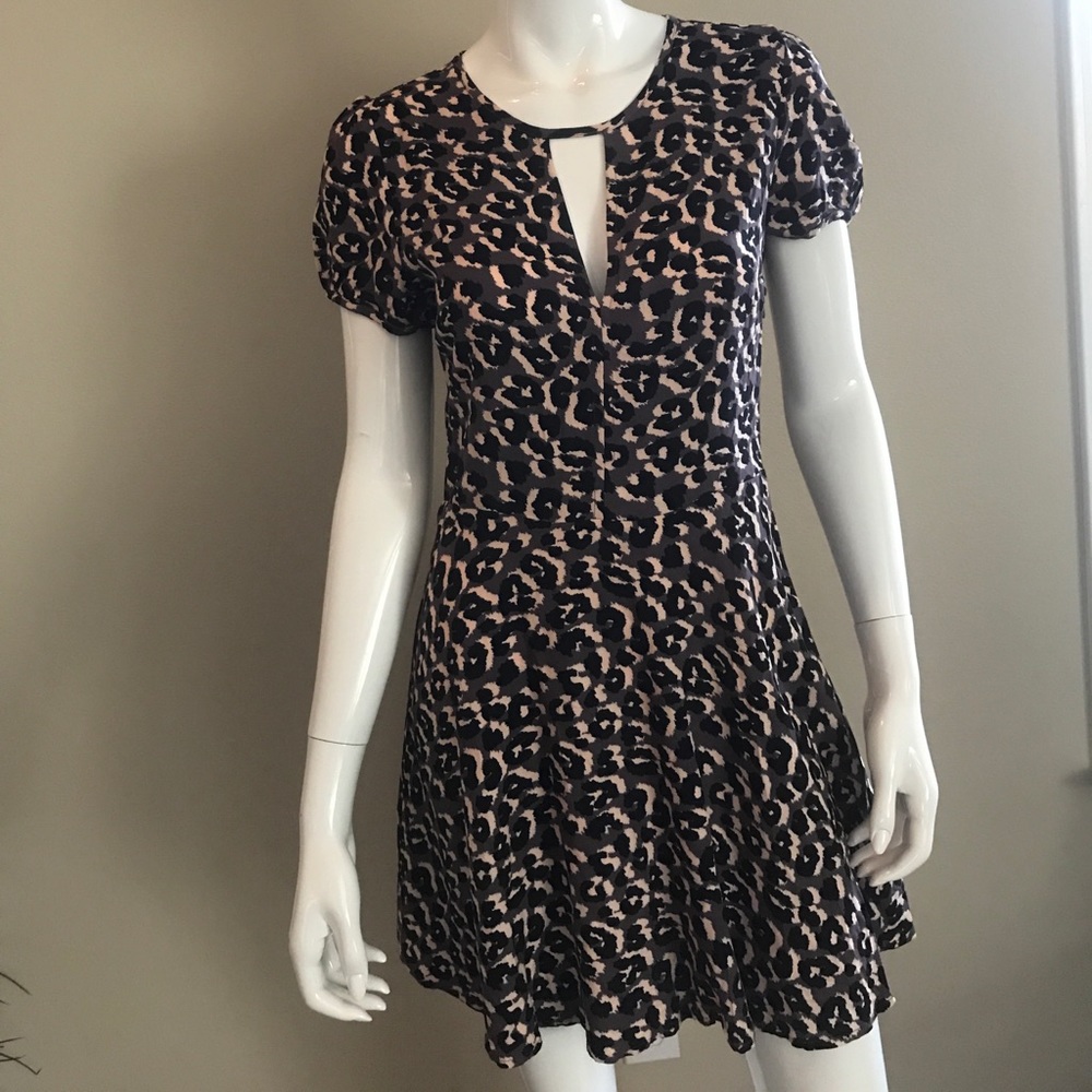 Forever 21, black and lavender purple dress.