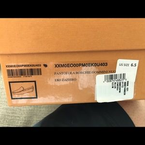 Brand New Tod's Pantofola Blue Driving shoes