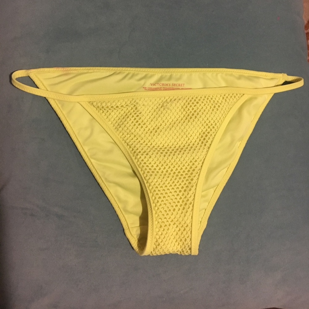 Neon yellow VS swim bottoms