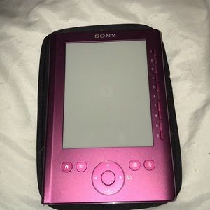 Pink e-reader