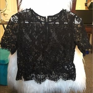 Lace Forever21 Crop Top