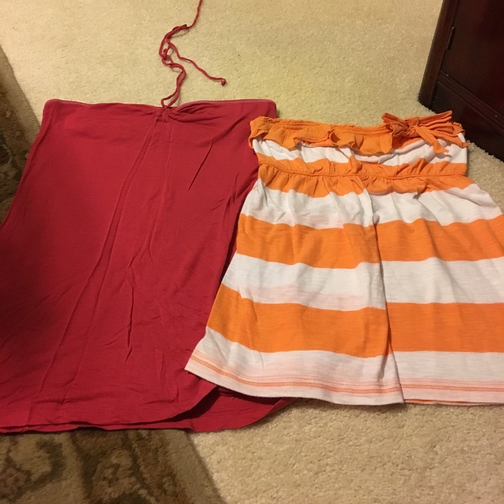 A&F/Hollister tube top set of 2
