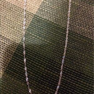 14k white gold 20" chain