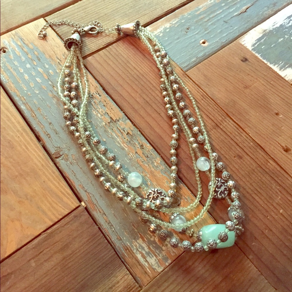 Light turquoise necklace