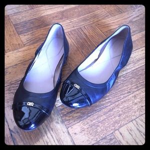 Almost new Cole Haan black flats