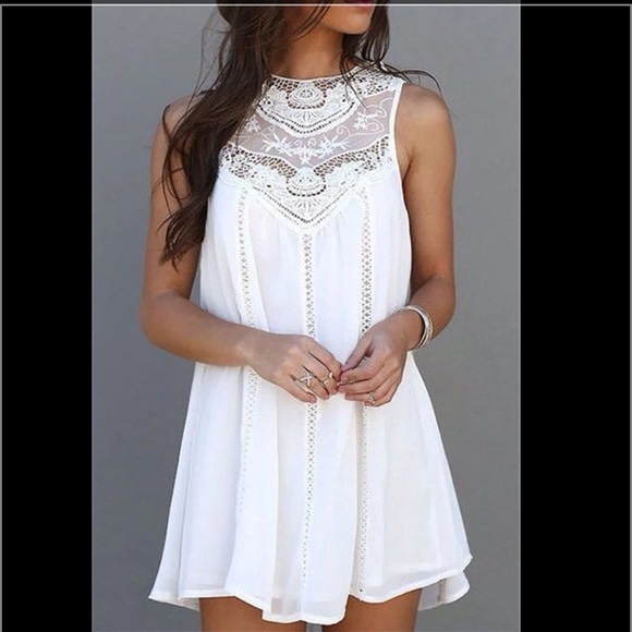 LAST ONE! 🌼 Lacy Swing Dress 🌼 - Picture 2 of 4