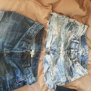 Girls jean shorts