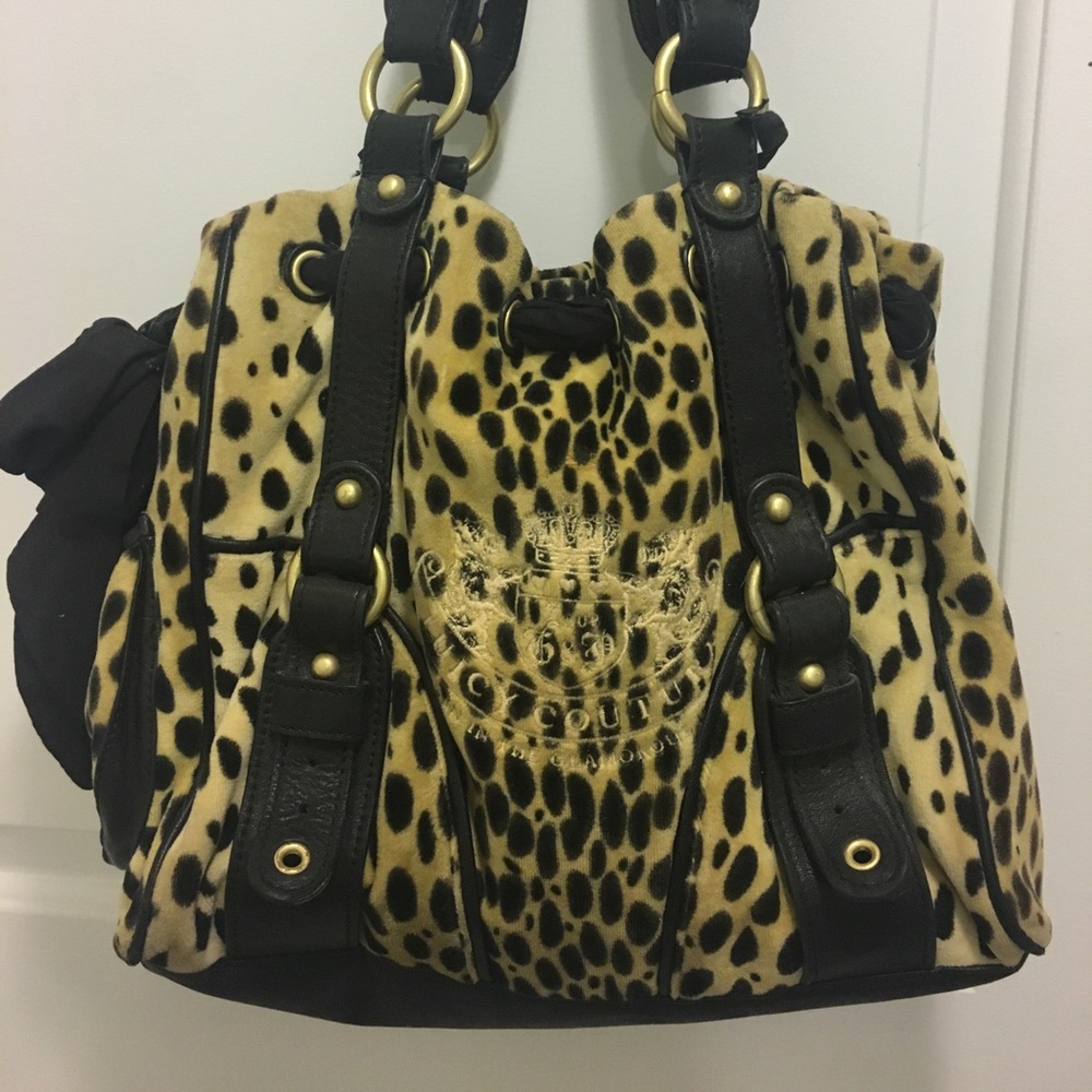 Vintage Juicy Couture Leopard Print Tote
