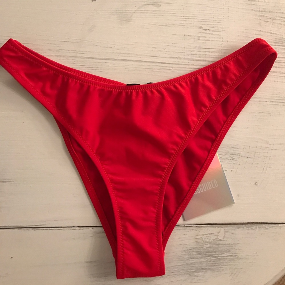 Missguided high cut bikini bottoms