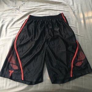 Kobe Red & Black Basketball Shorts