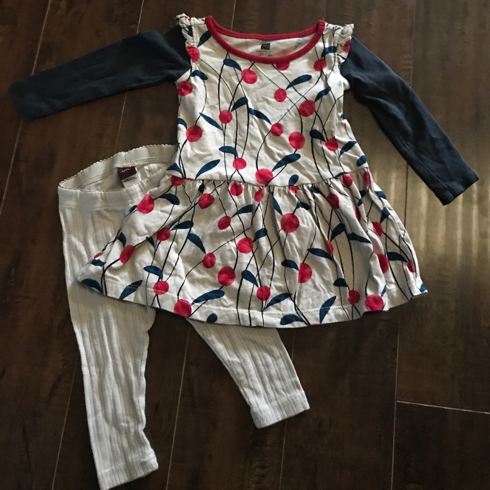 Tea Collection Shift Dress & Leggings