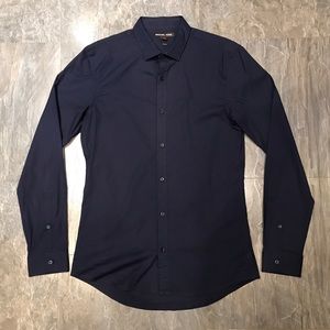 Michael Kors - Men's Slim-Fit Shirt in Navy