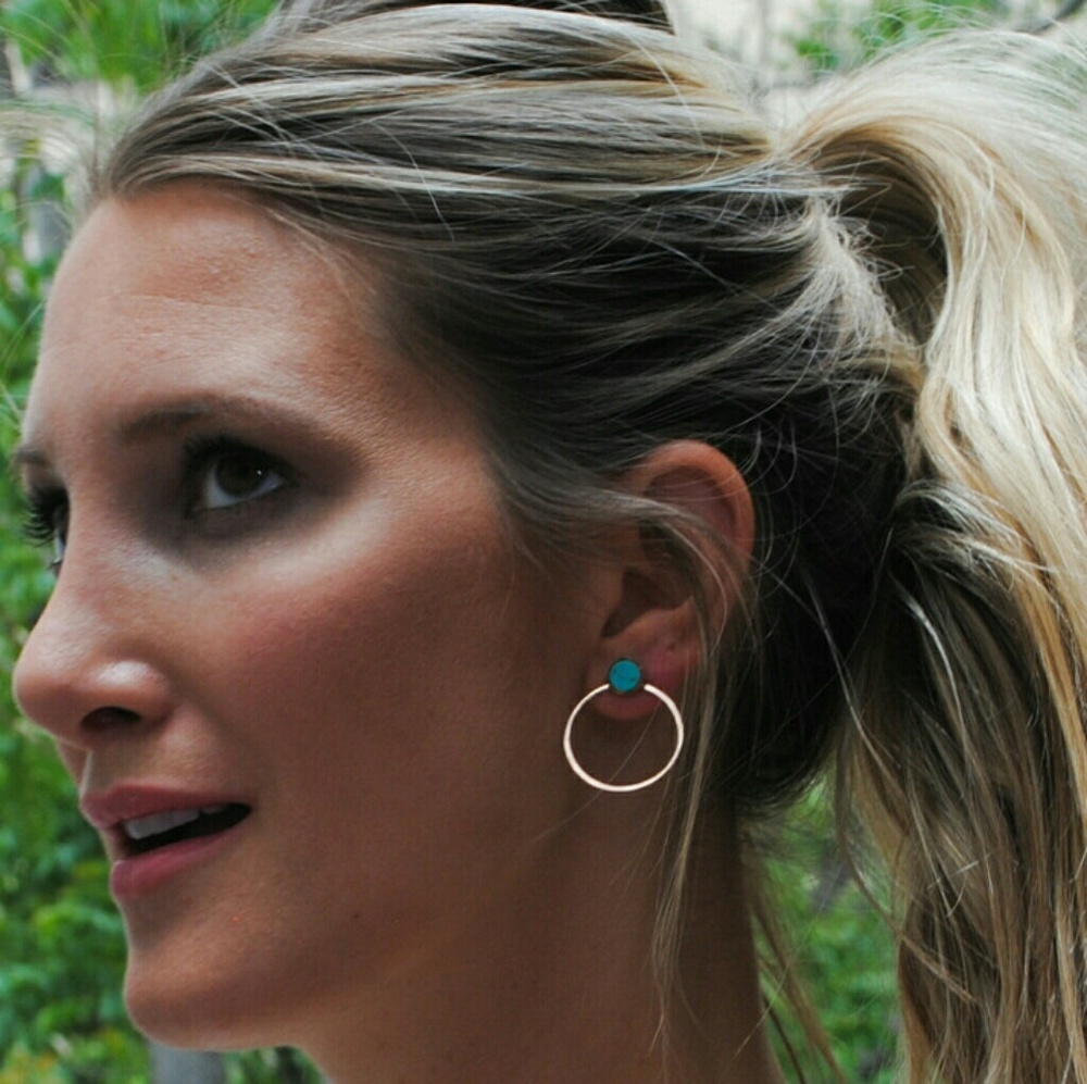 Galilea Stone Jacket Earrings